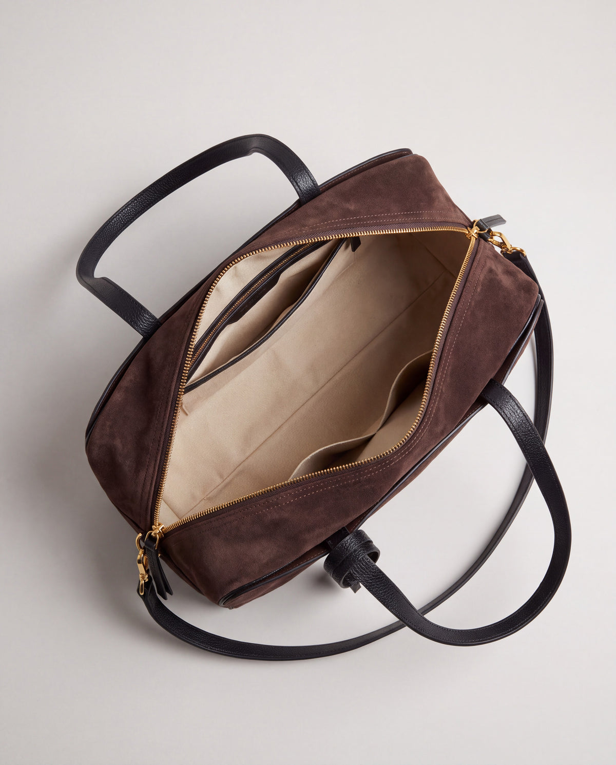 Haven bag in Chocolate – interior view