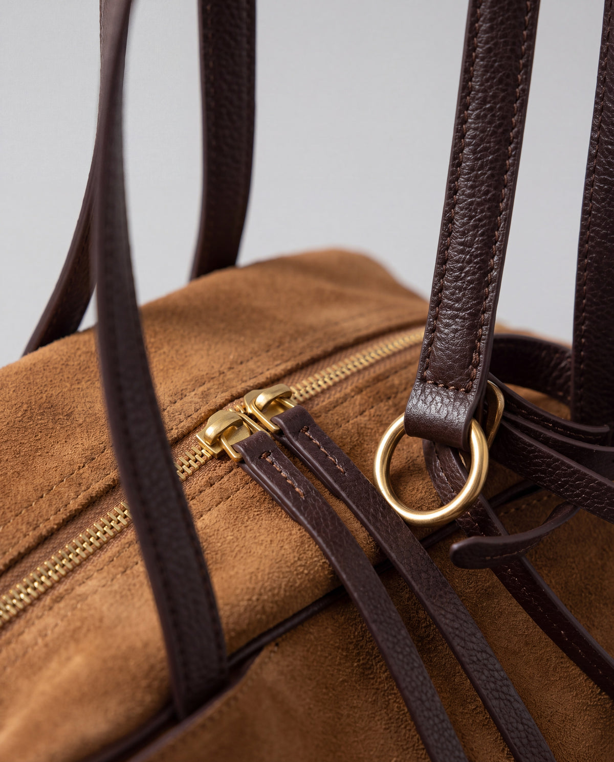 Haven bag in Tan – hardware detail