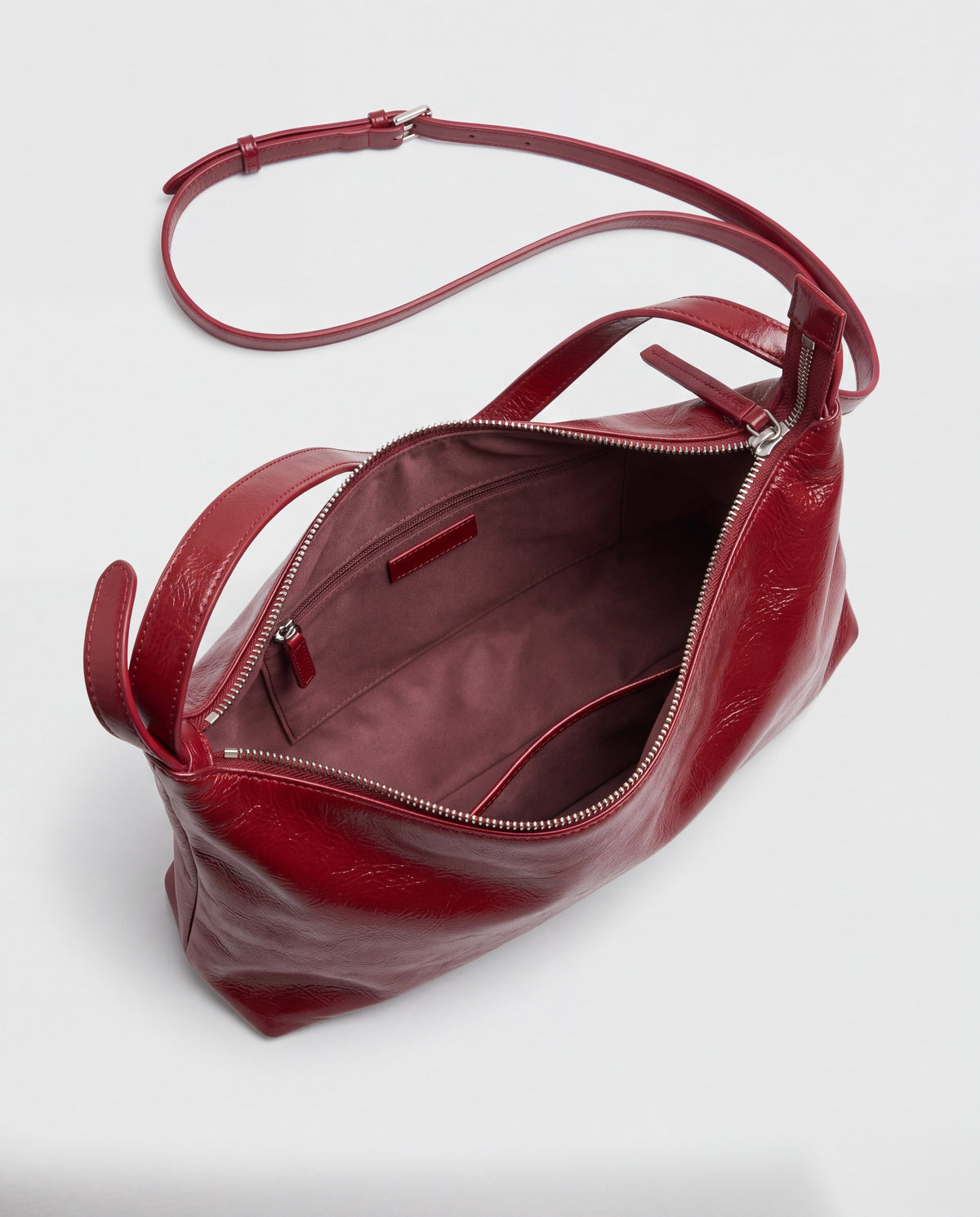 Lana bag in Red – interior view
