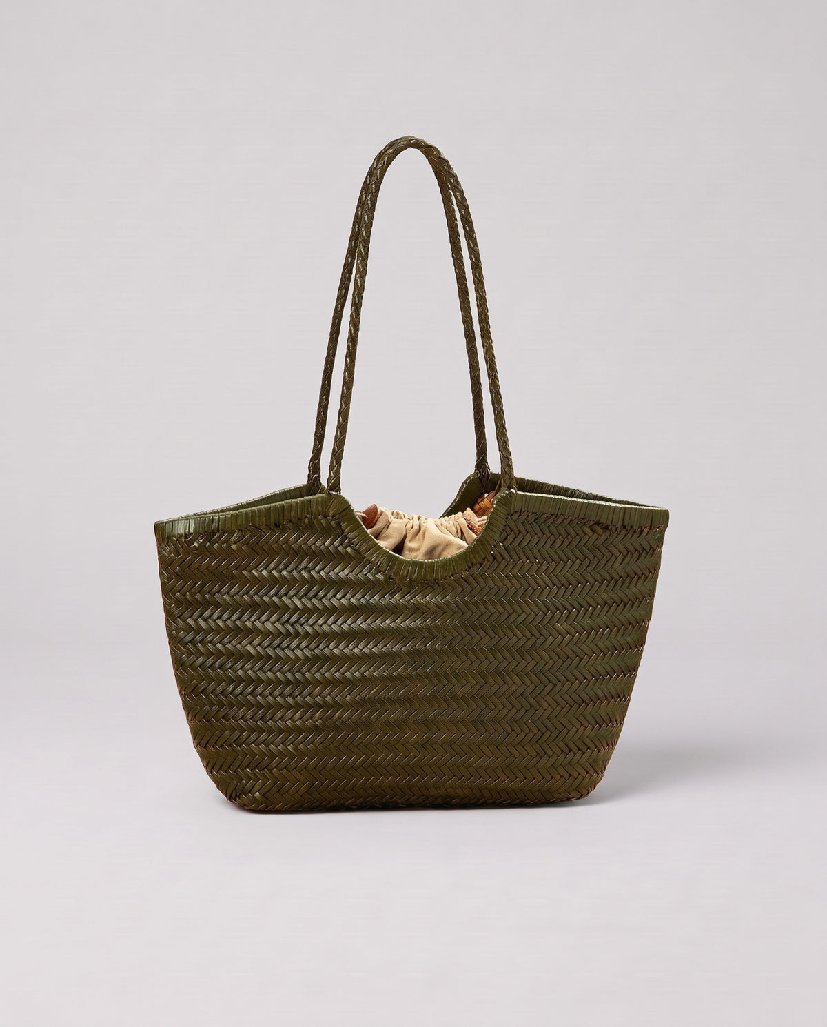Valentina Matera Small bag in Olive, front view