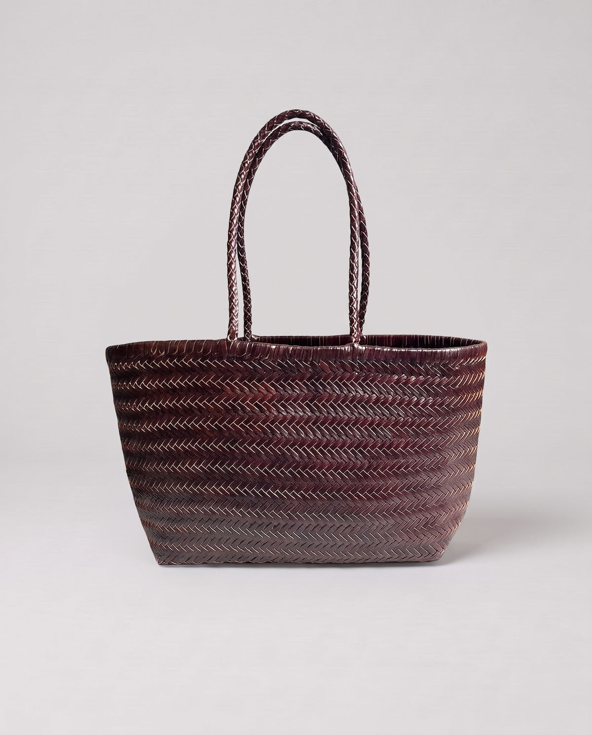Valentina Noto Large bag in Burgundy, front view