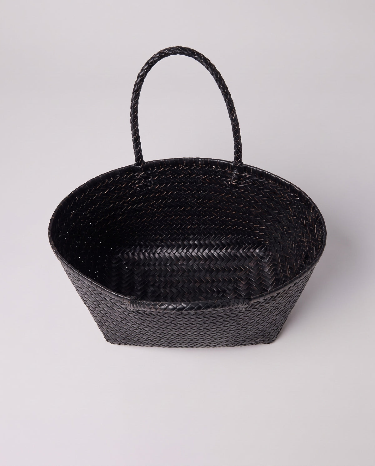 Inside the Valentina Noto Large bag in Onyx