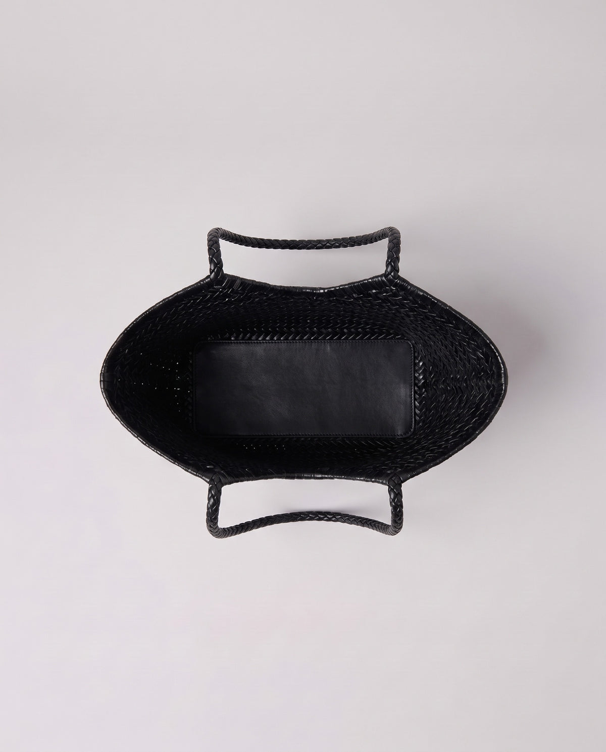 Inside the Valentina Noto Small bag in Black