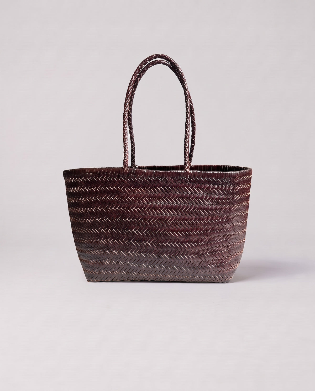Valentina Noto Small bag in Burgundy, three-quarter view