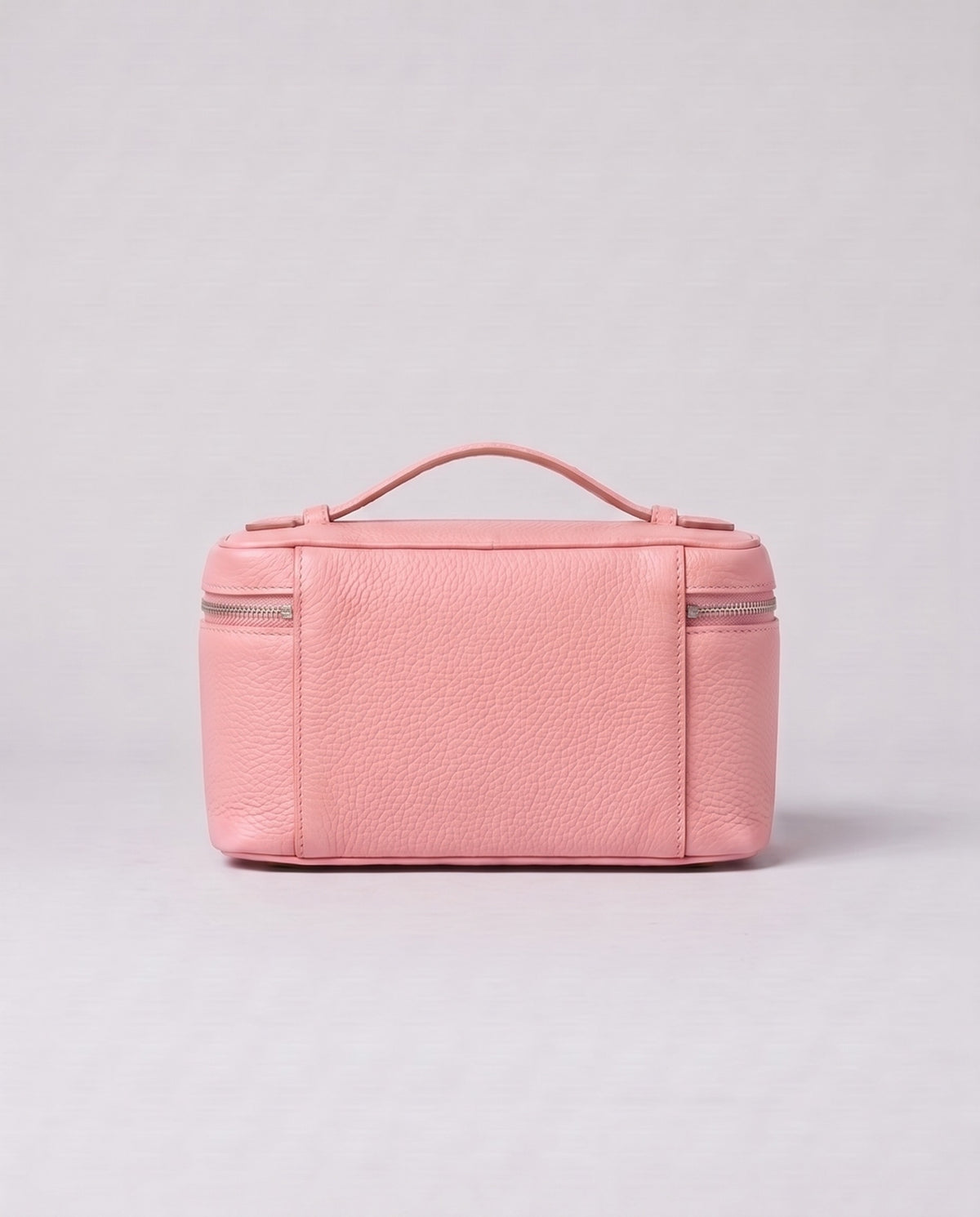 Valentina Orvieto Small top-handle bag in Pink leather, back view