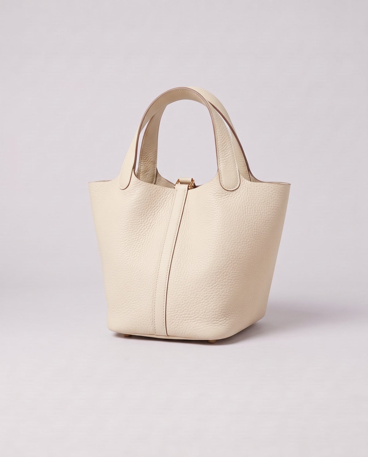 Valentina Ostuni Large bag in Cream, three-quarter view