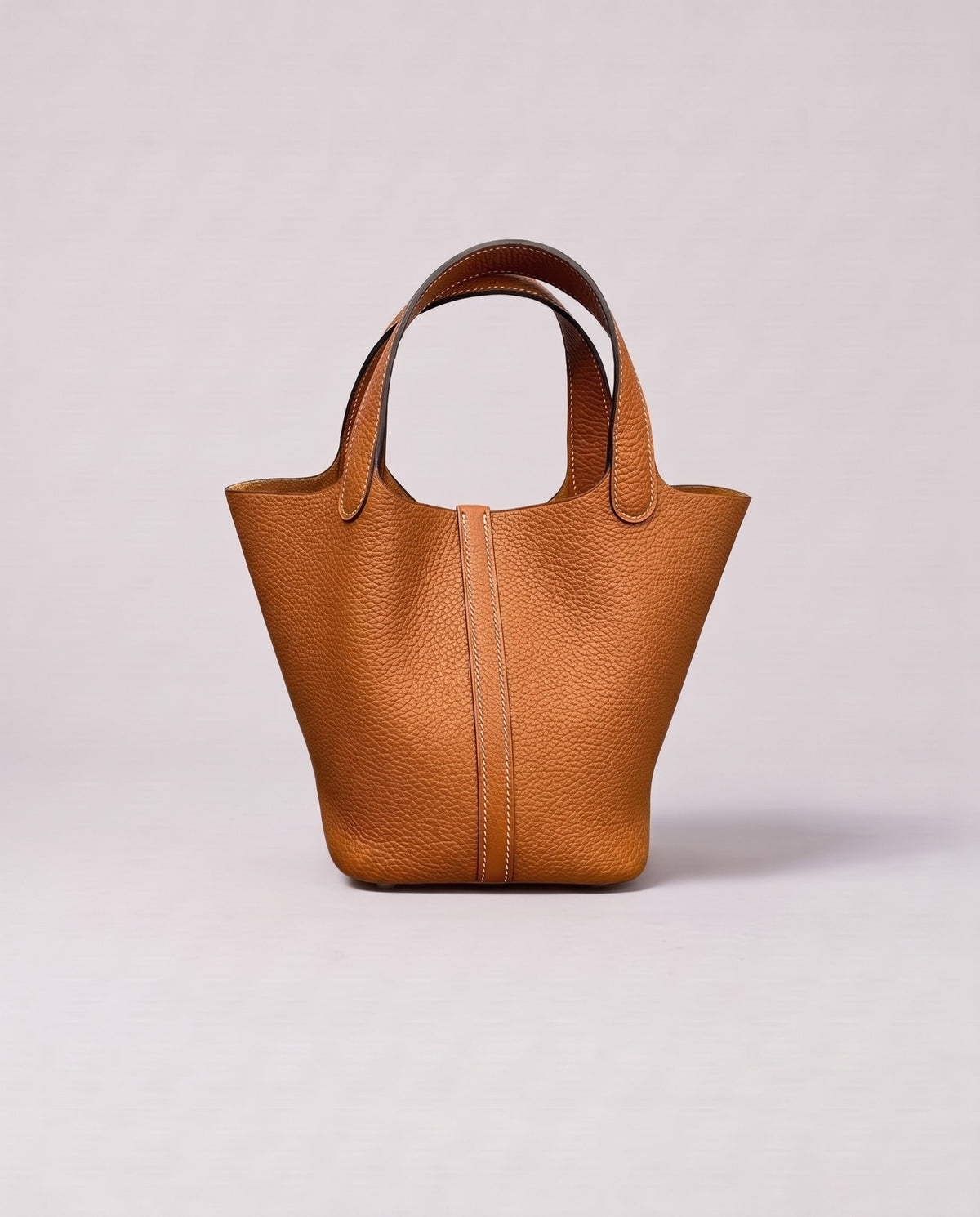 Valentina Ostuni Small bag in Caramel, three-quarter view