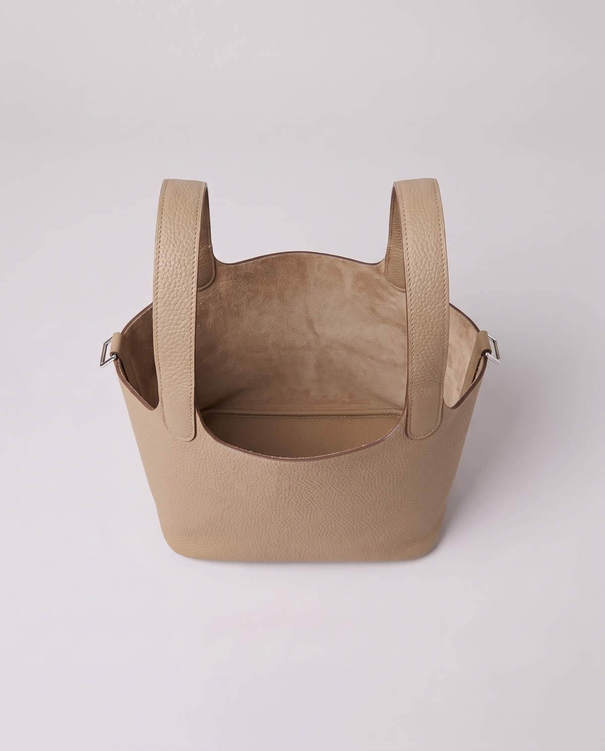Inside the Valentina Ostuni Small bag in Denim