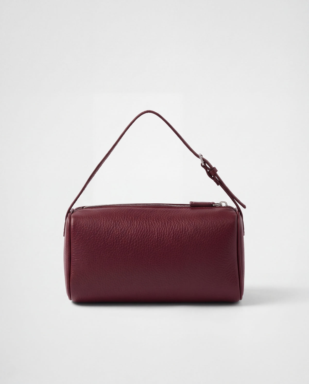 Roll bag in Burgundy – front view