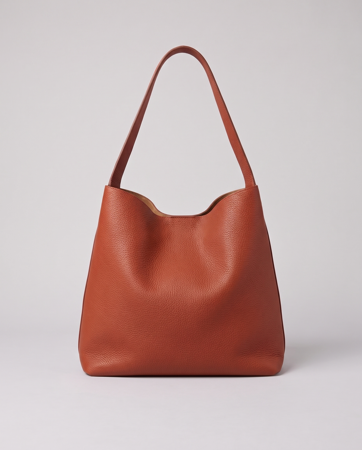 Valentina Tela Large bag in Rust, front view