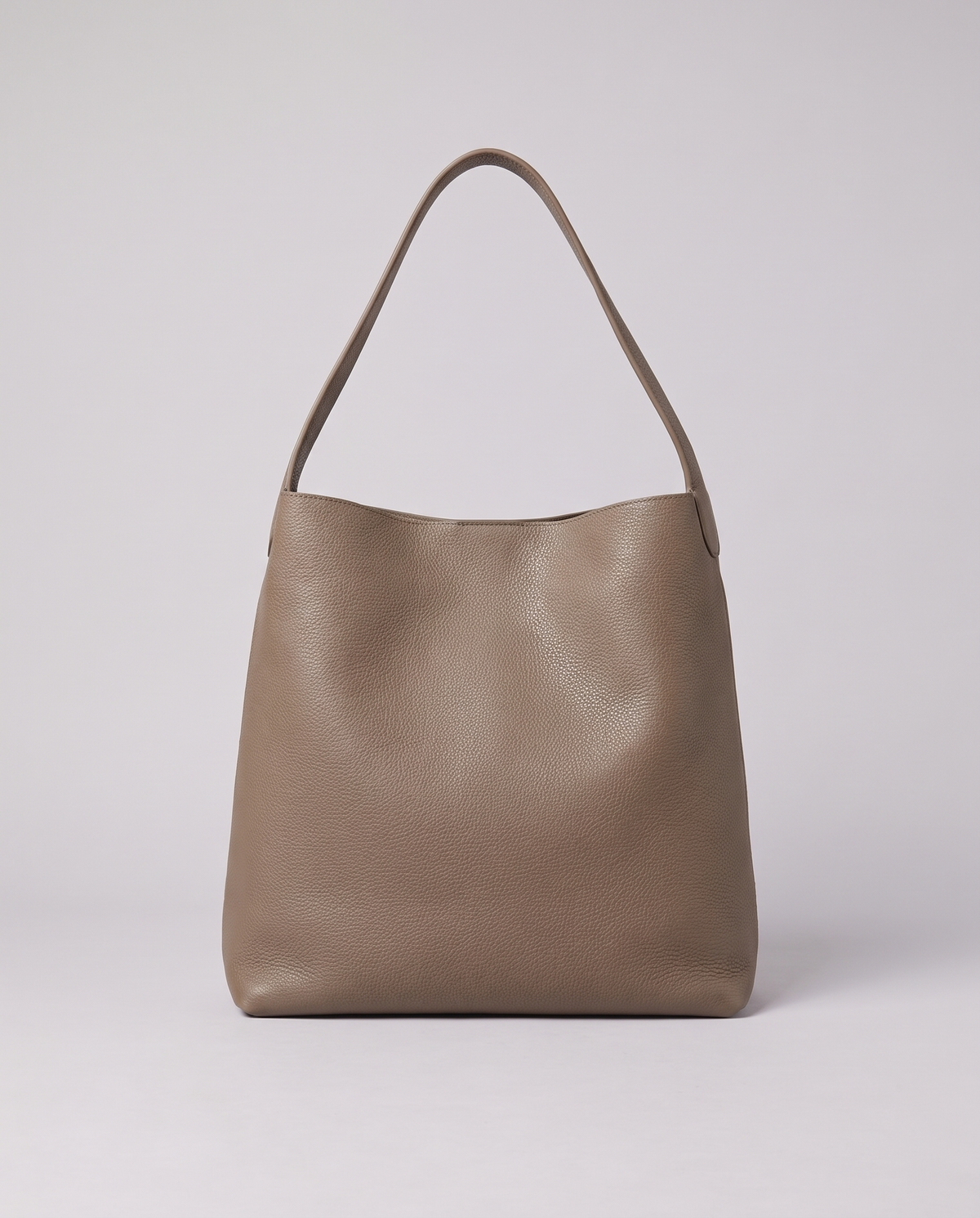 Valentina Tela Small bag in Taupe, three-quarter view