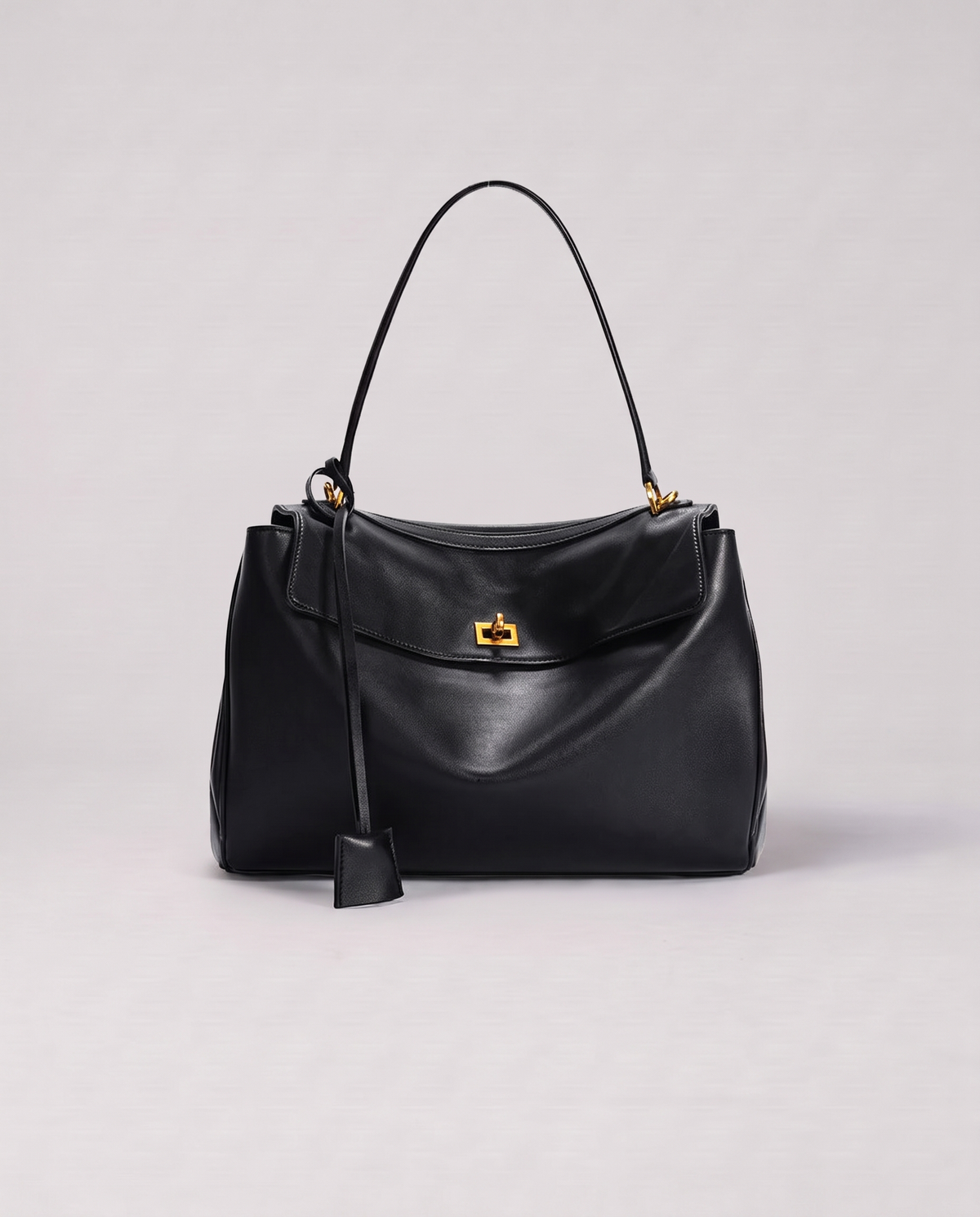 Valentina Tinto Large bag in Black, three-quarter view