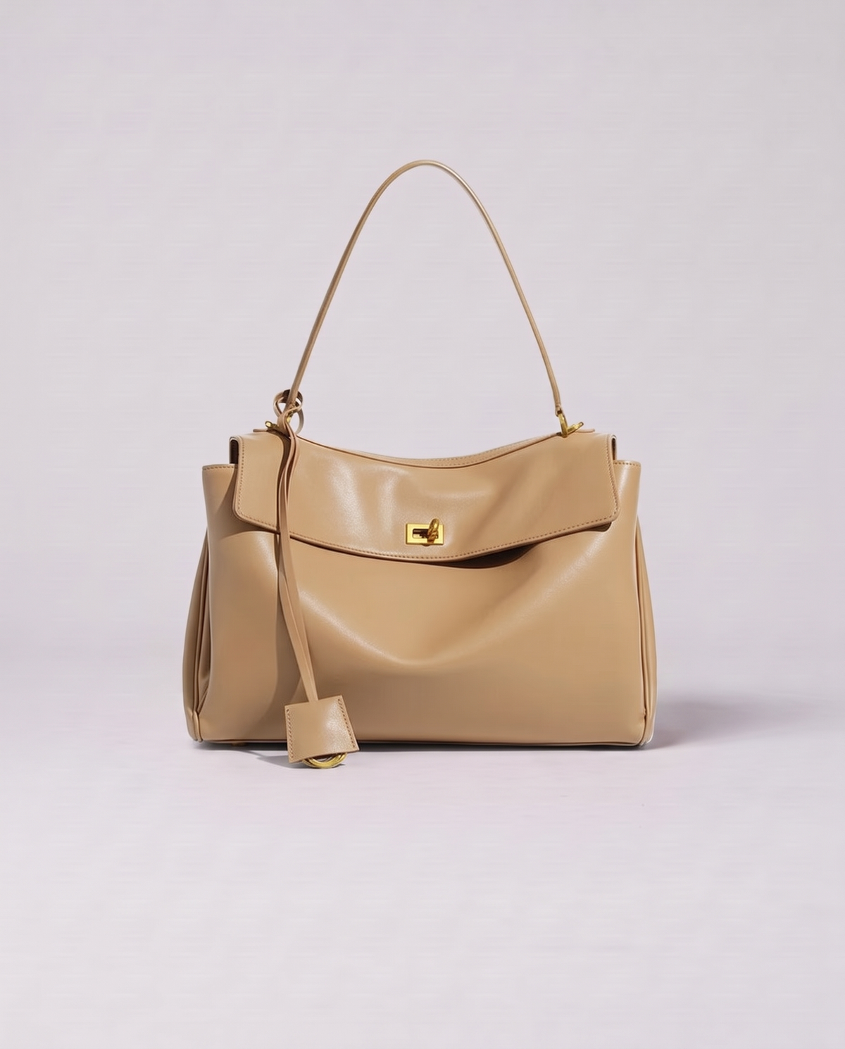Valentina Tinto Large bag in Tan, back view