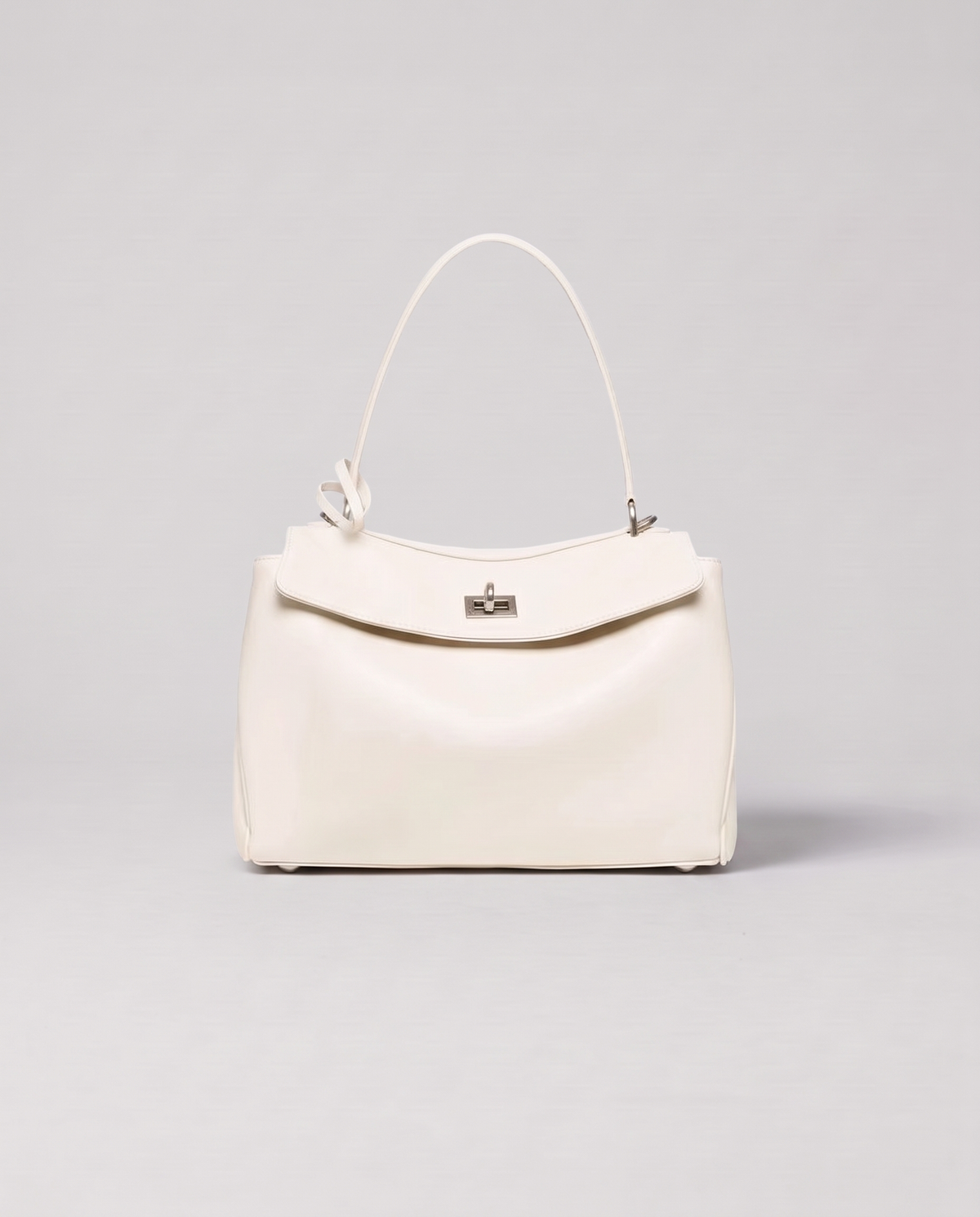 Valentina Tinto Large bag in White, front view
