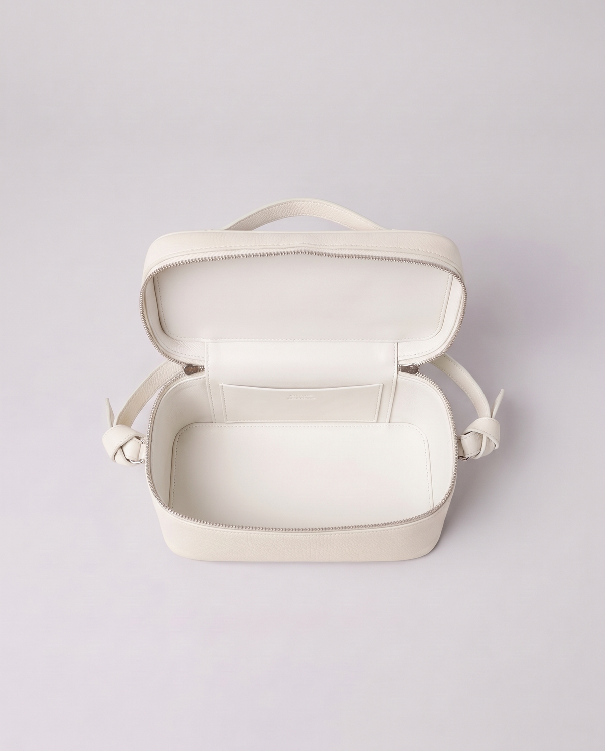 Inside the Valentina Treviso Small bag in White