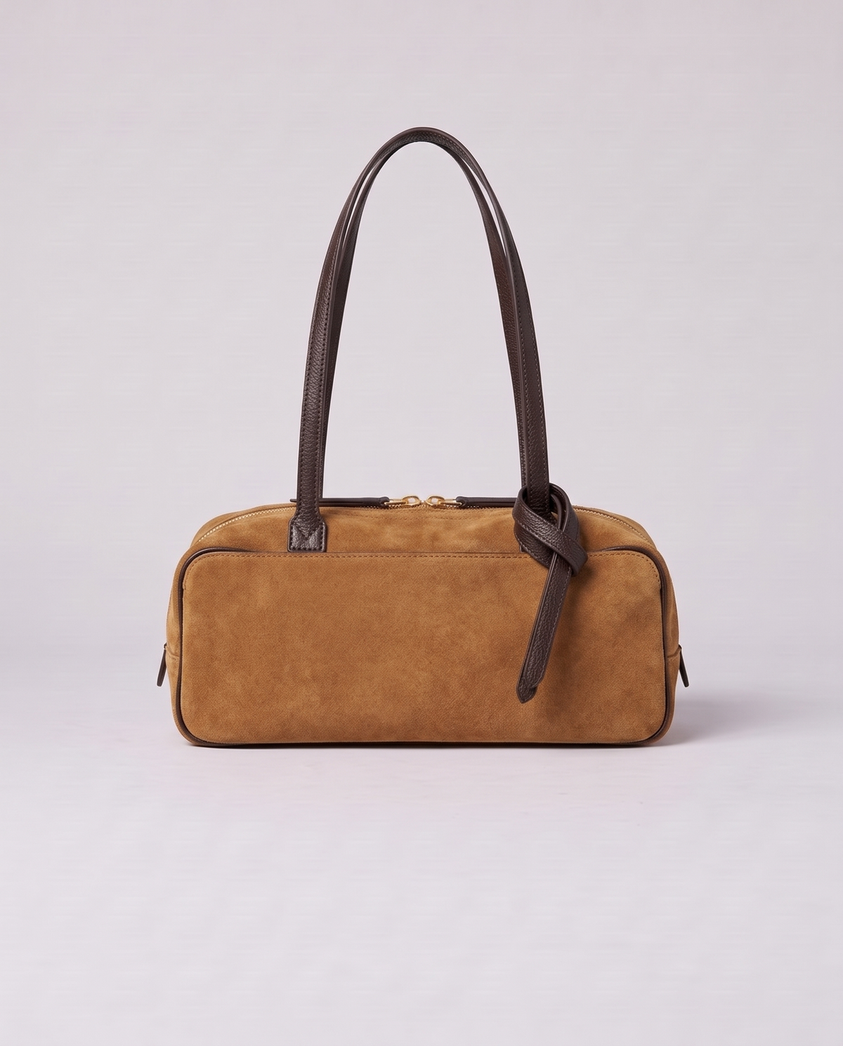 Valentina Umbra Small bag in Camel, back view