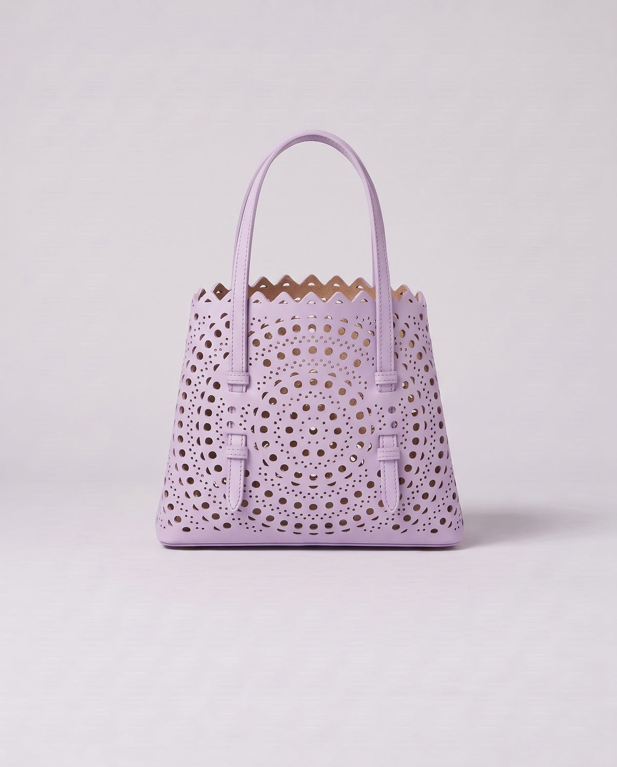 Valentina Urbino Large bag in Lavender, back view