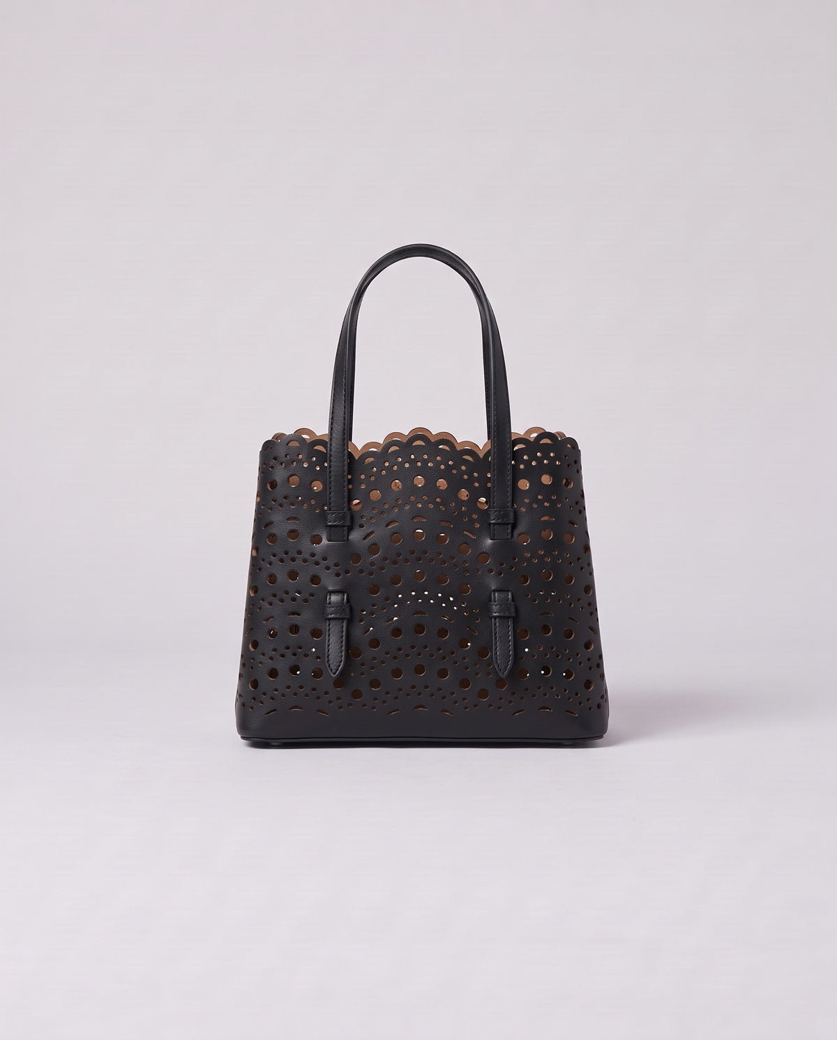 Valentina Urbino Medium bag in Black, back view