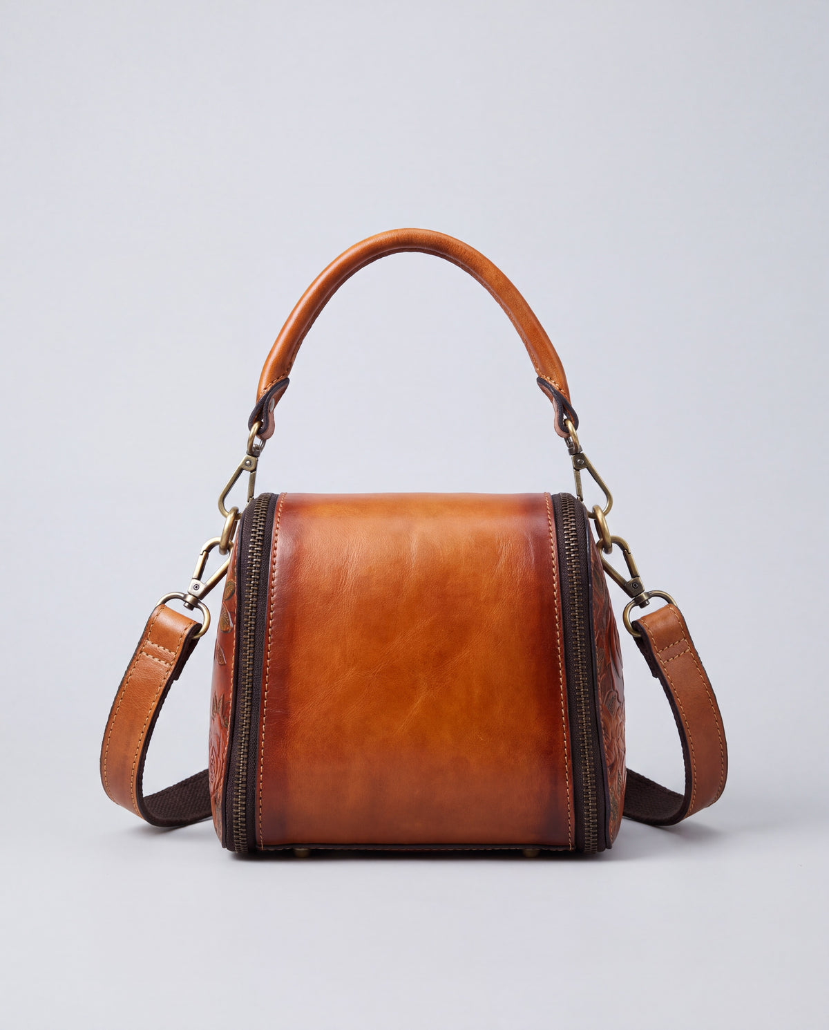 Legacy bag in Coffee – back view