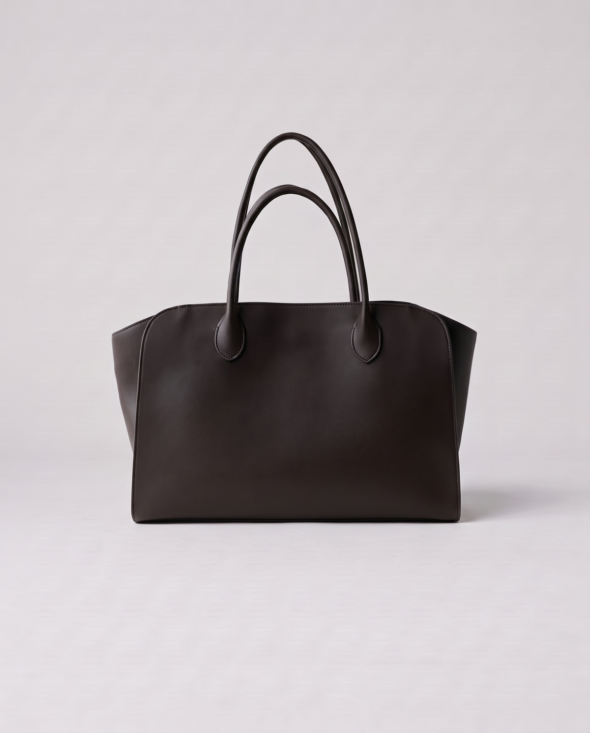 Valentina Volta Large bag in Espresso, back view