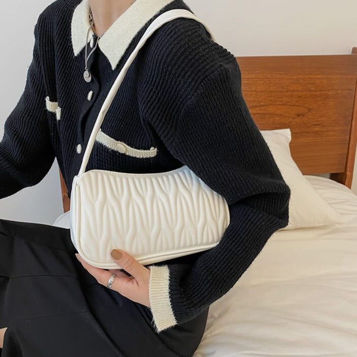 White Handbag From Valentina & Rose