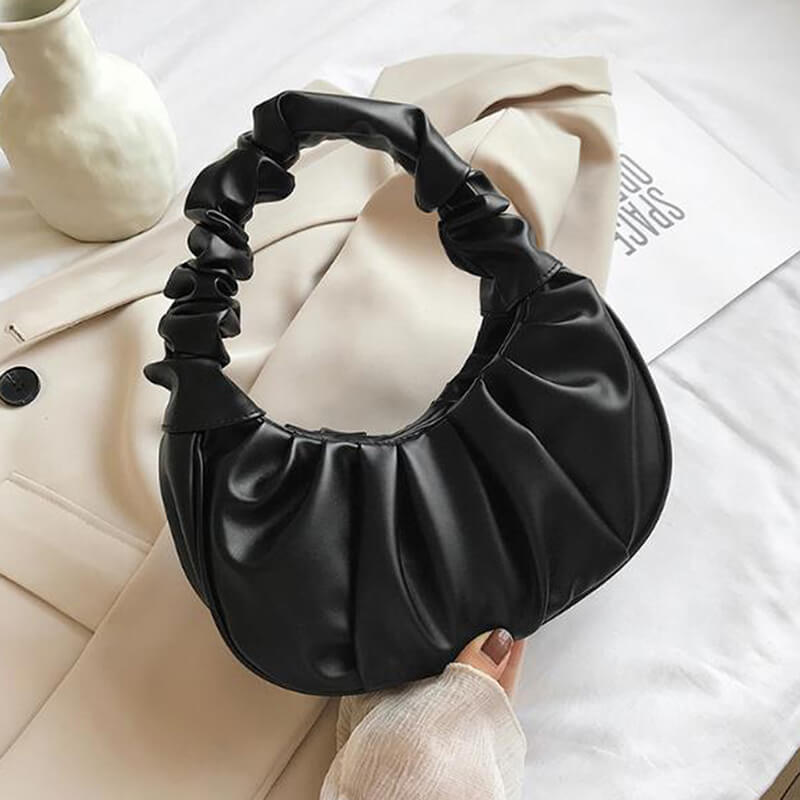 Womens Pleated Handbag