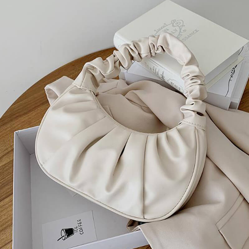 Womens Pleated Handbag