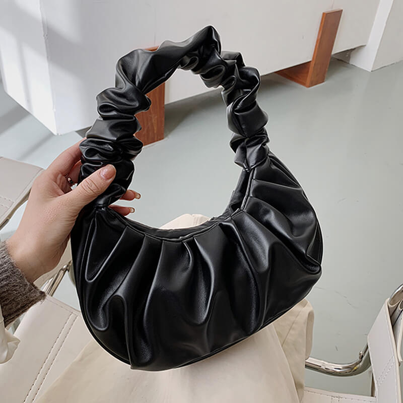 Womens Pleated Handbag