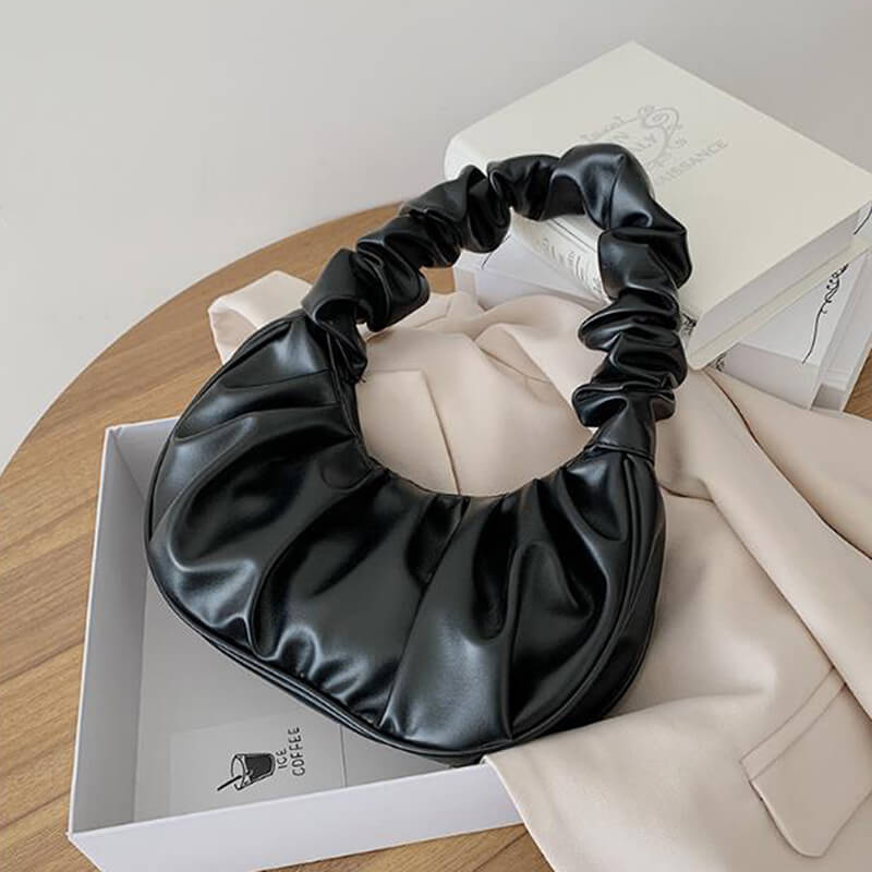 Womens Pleated Handbag