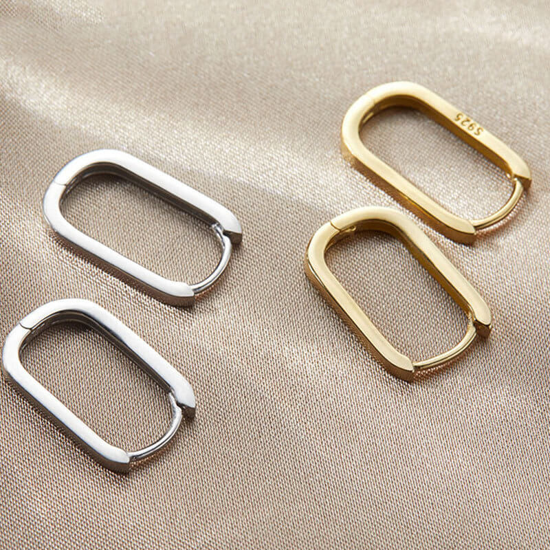 Big Paperclip Earrings