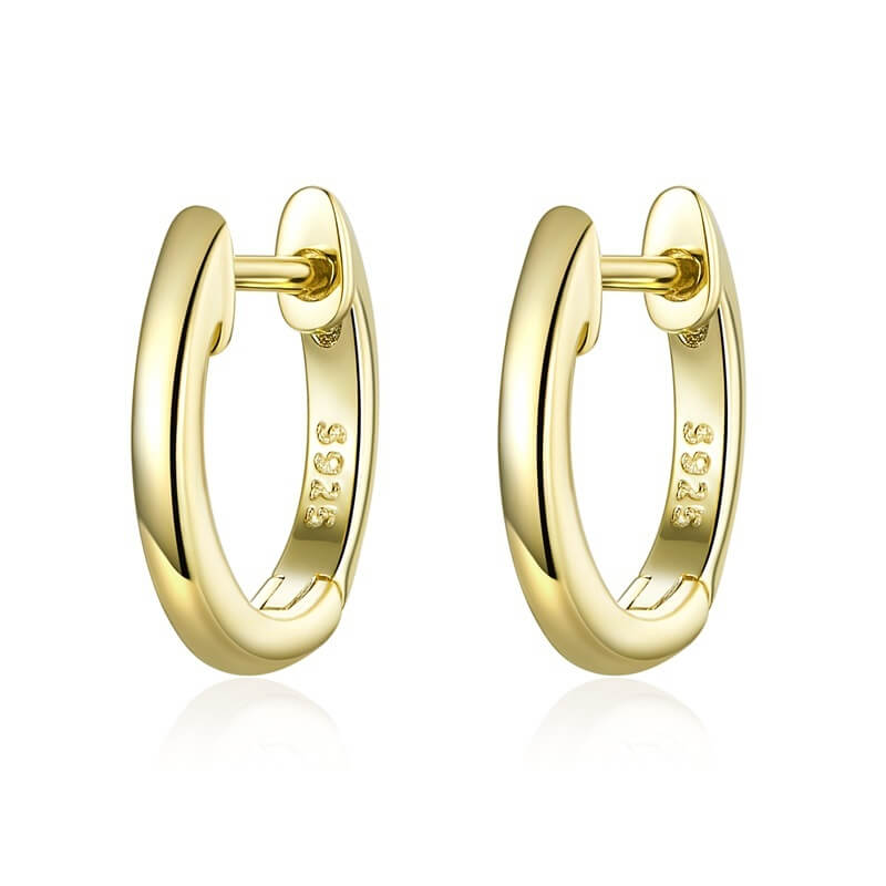 Minimalist Hoop Earrings Gold