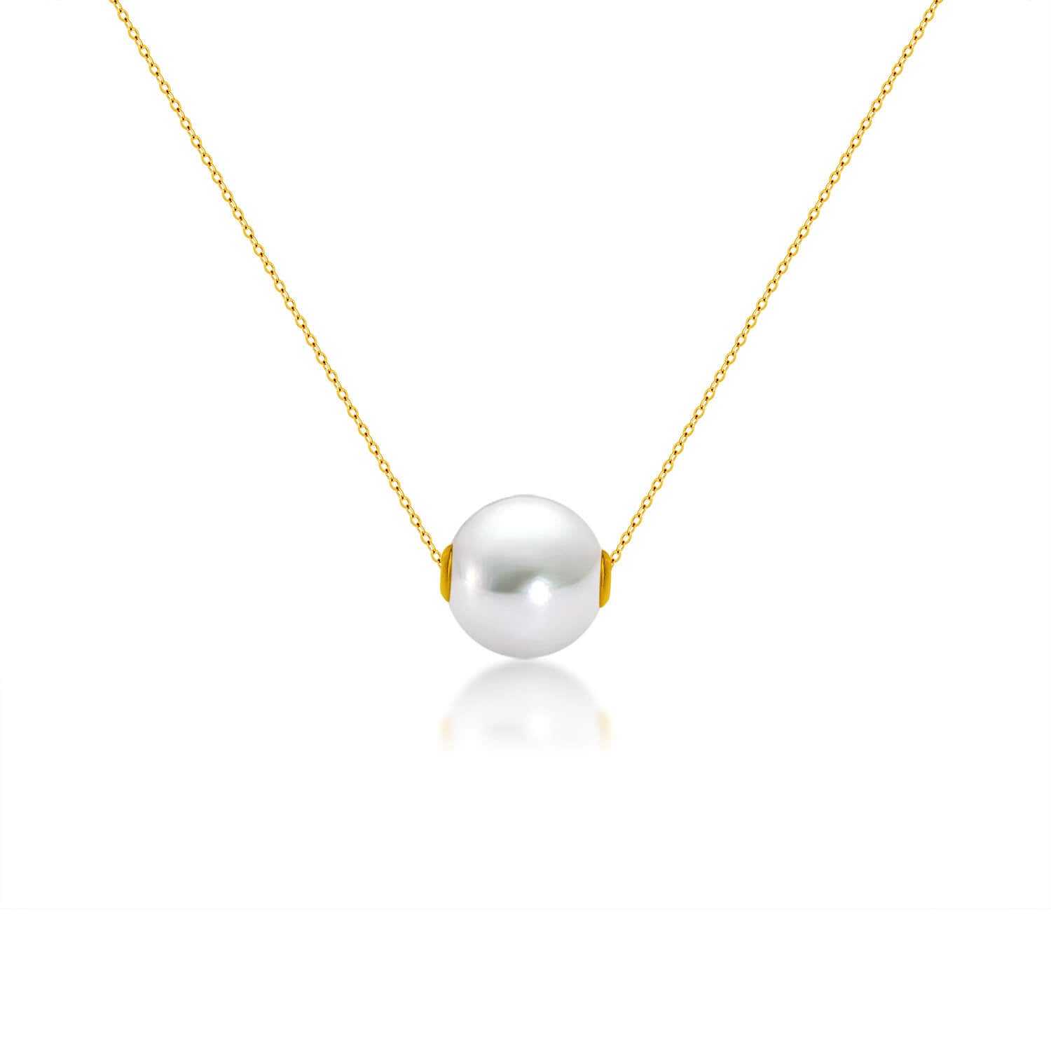 Freshwater Pearl Gold Necklace