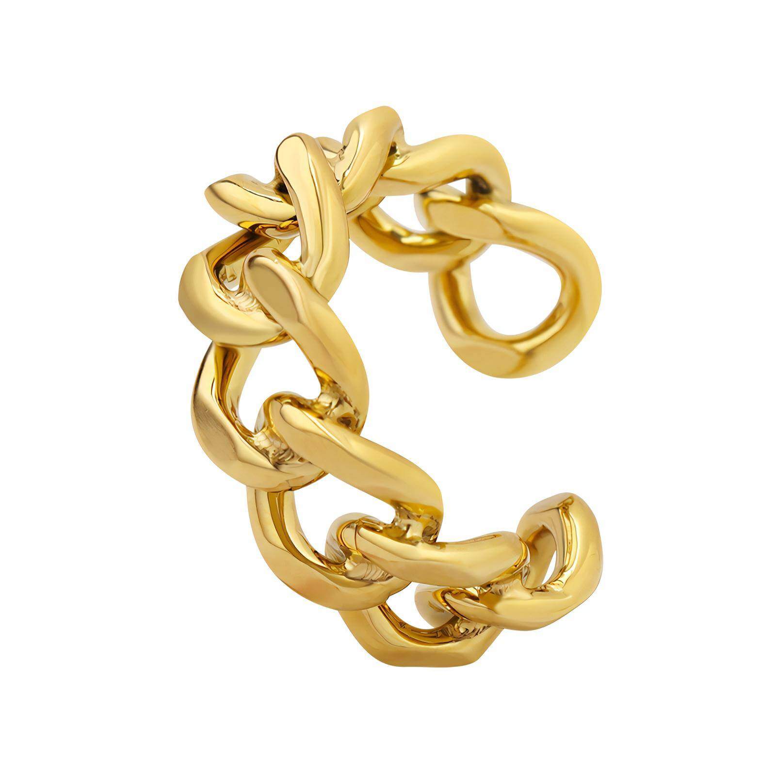 Gold Chain Ring