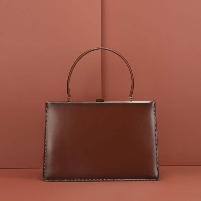 Brown vintage leather bag