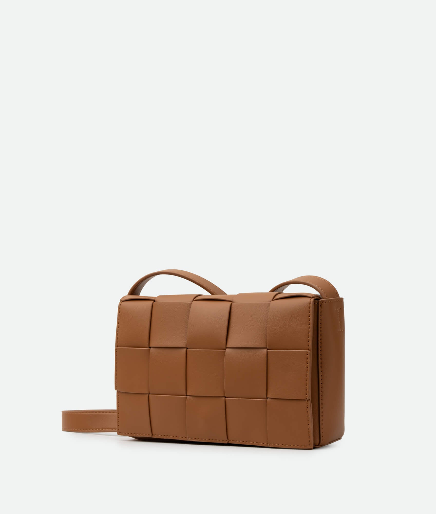 Cassette Cross-Body Bag Brown