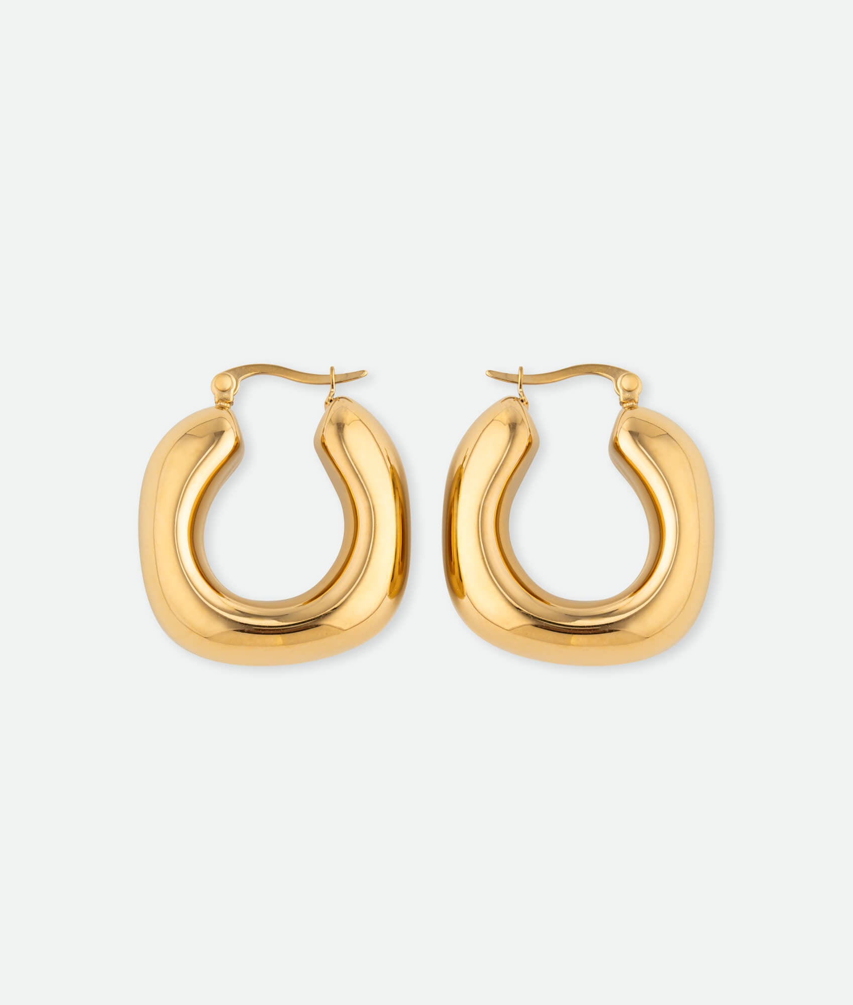  Chunky Gold Hoop Earrings