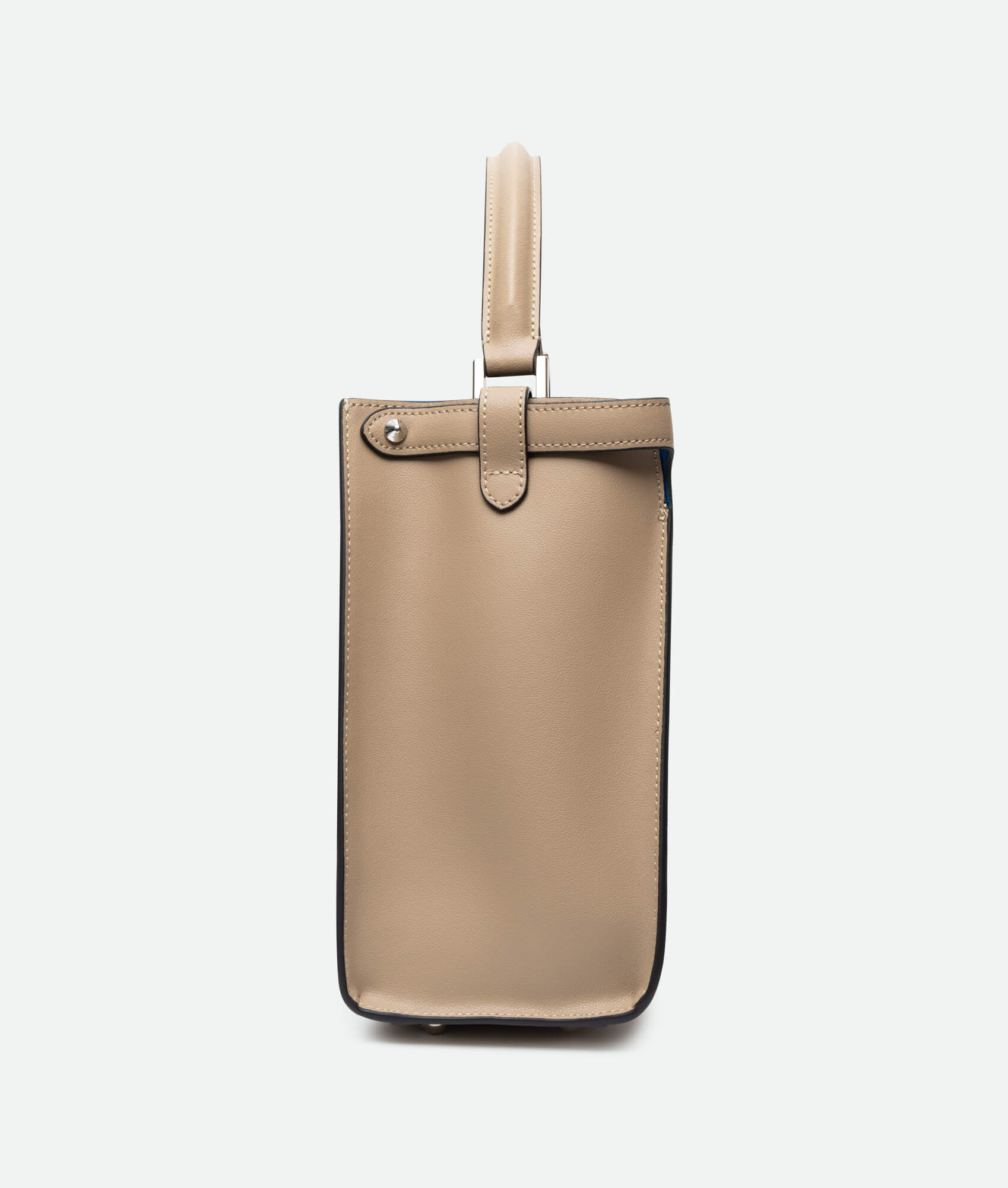 Beige leather Bucket Bag