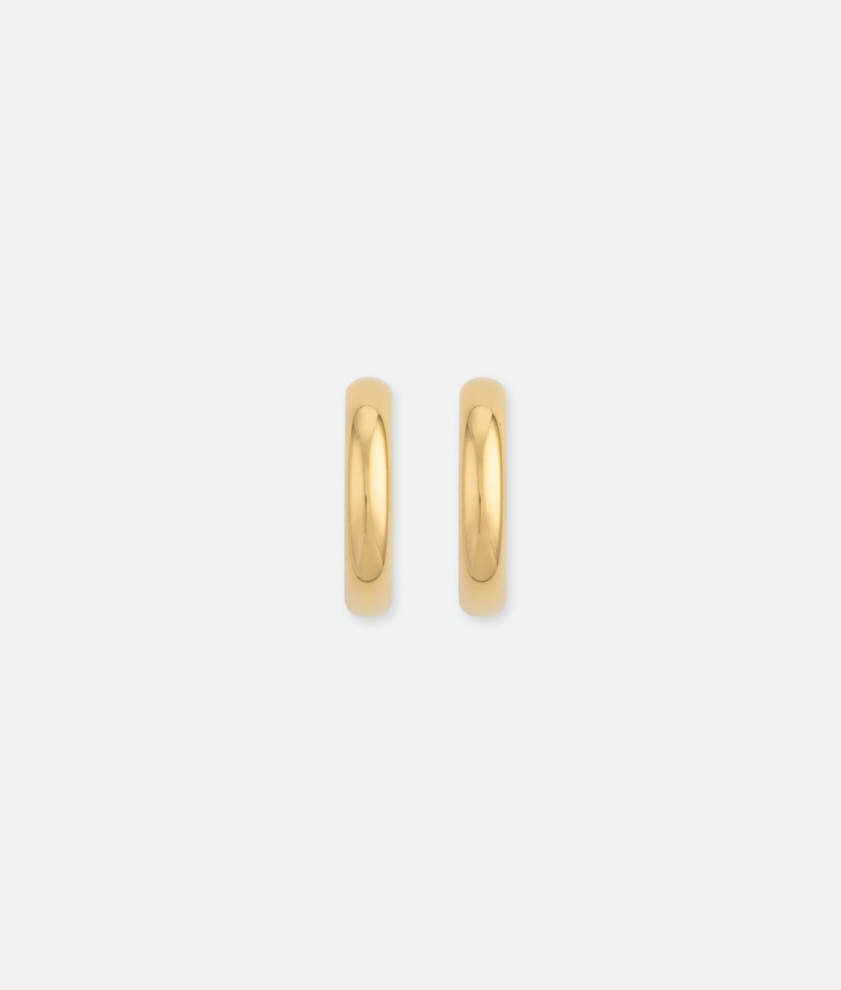 Gold hoop earrings