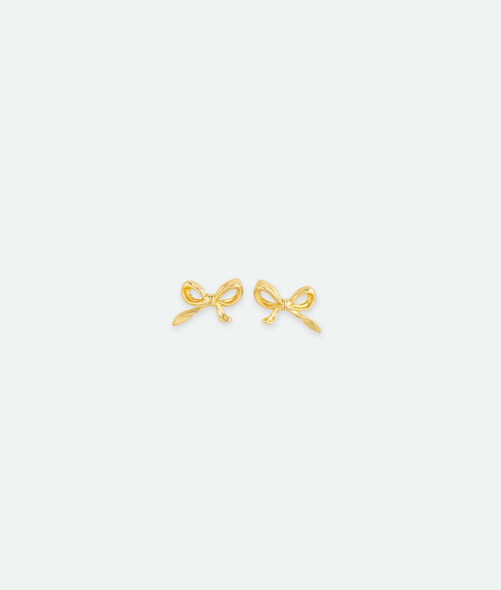 gold bow studs