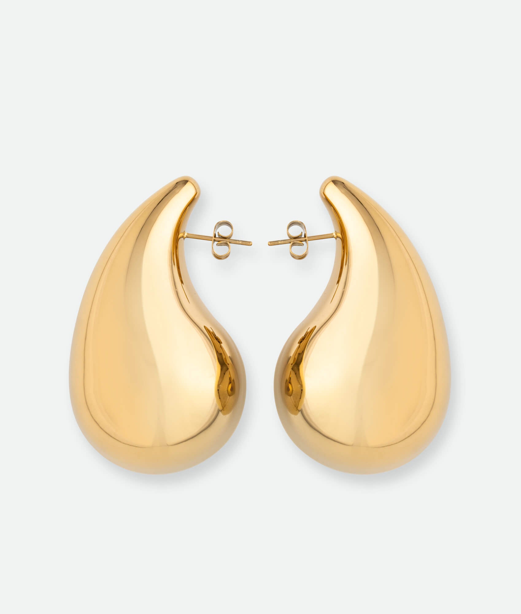 Bottega drop earrings gold