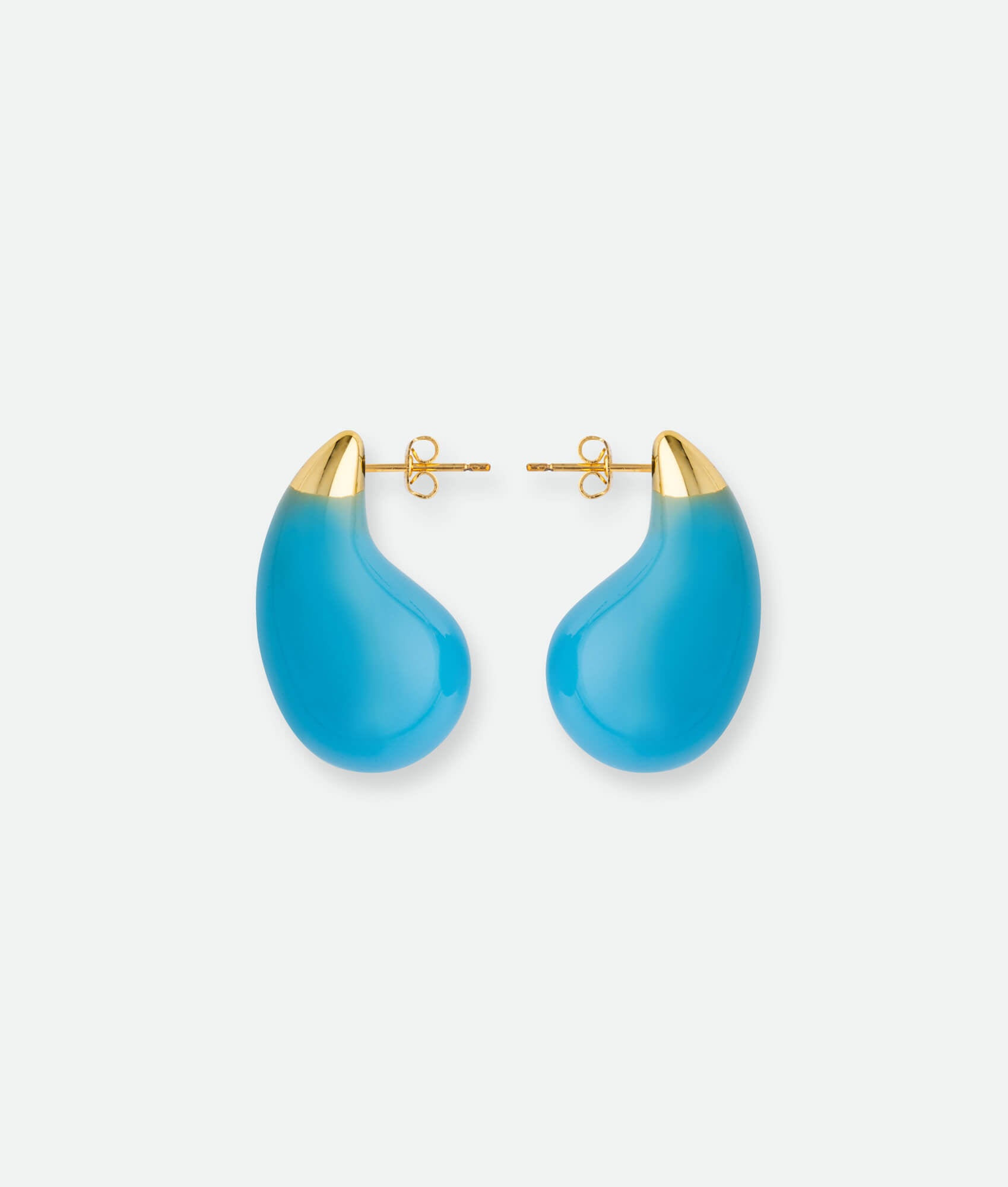 Blue drop earrings