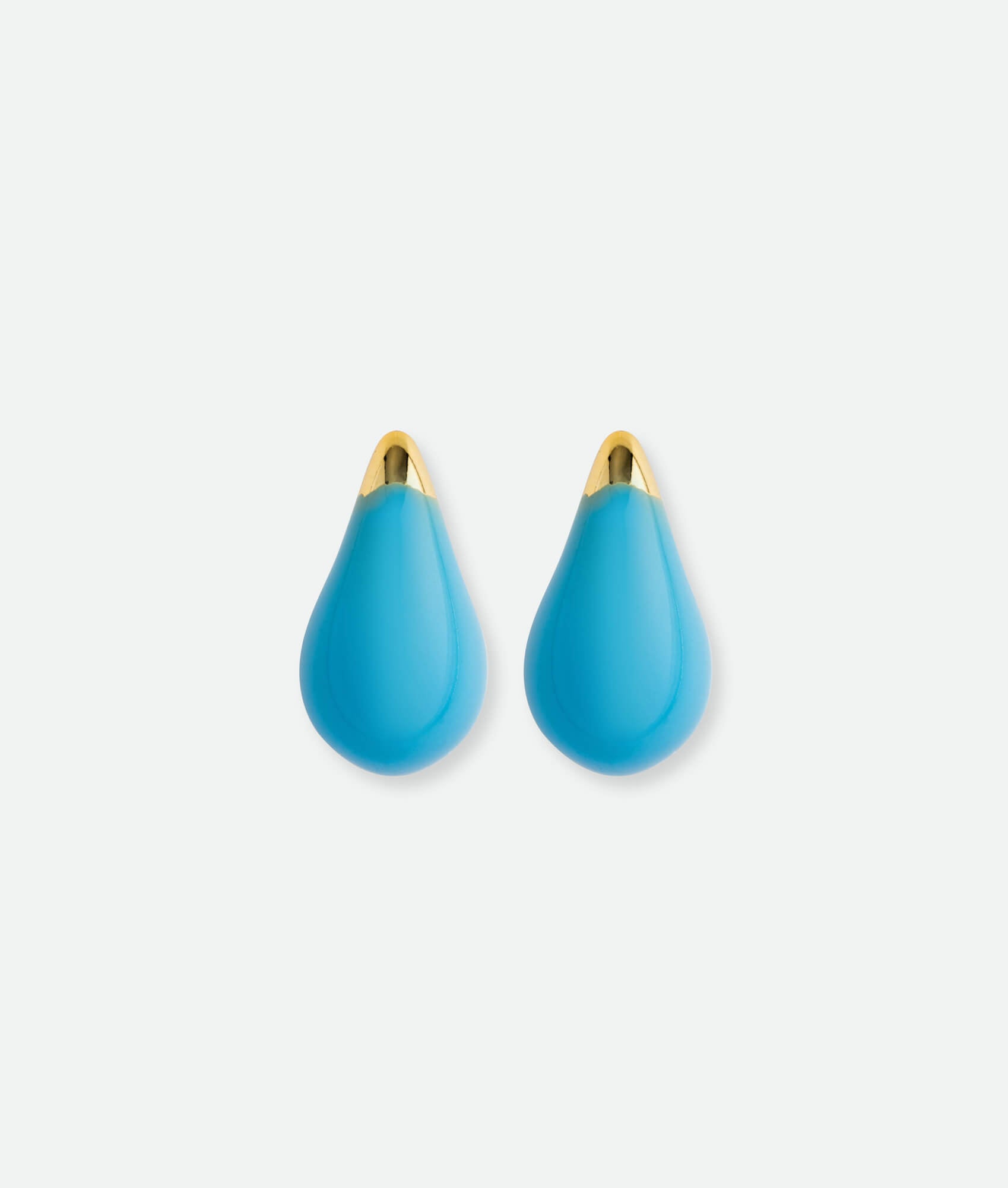 Blue drop earrings