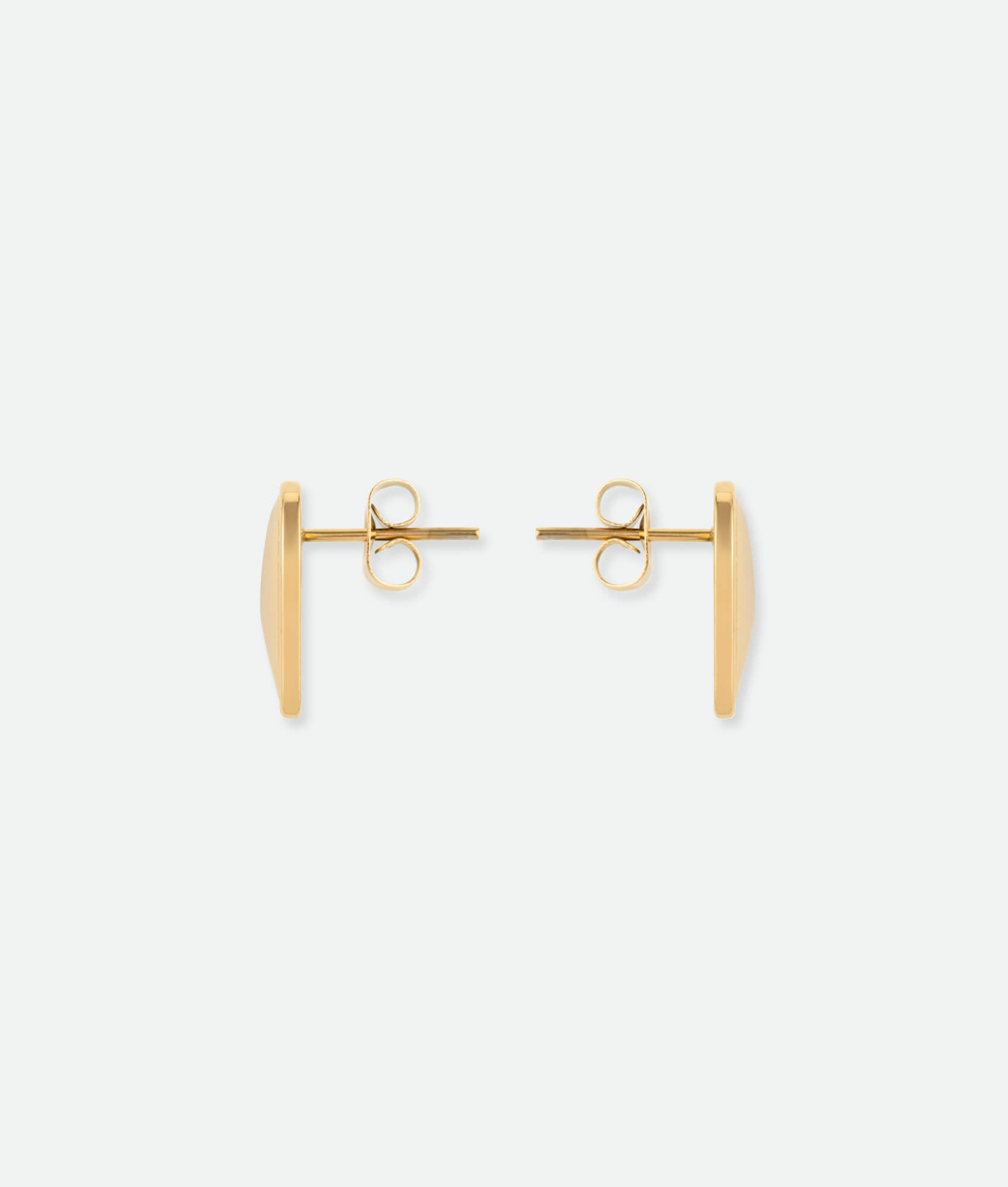 Love heart earrings gold