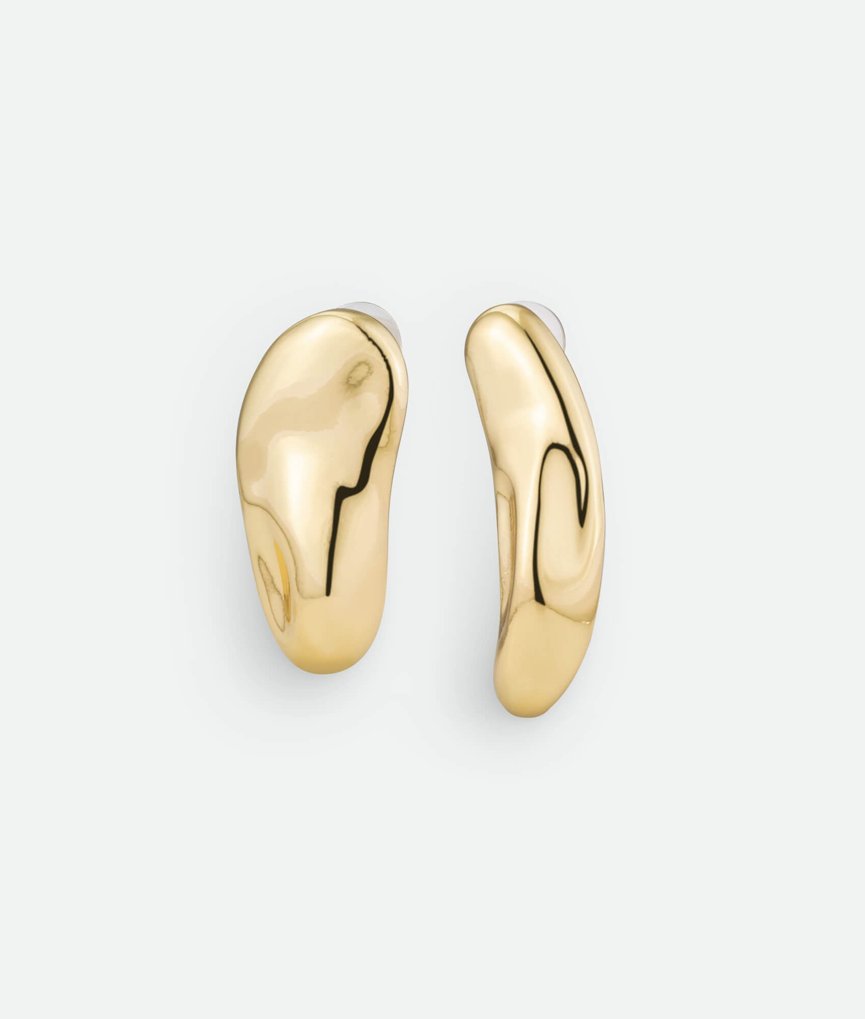 Gold French Asymmetric Earrings