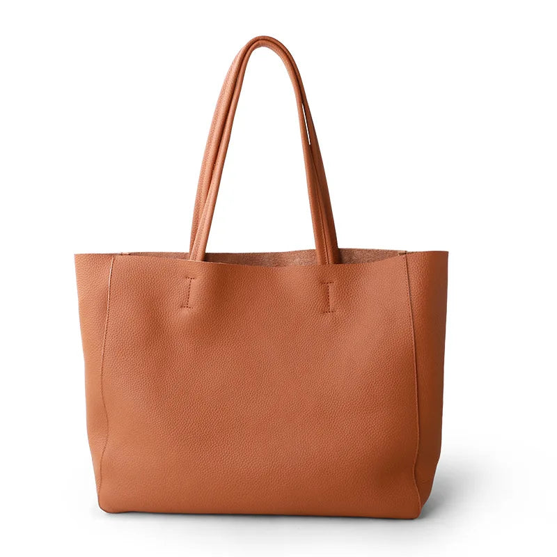 Valentina Costa Large tote in Caramel