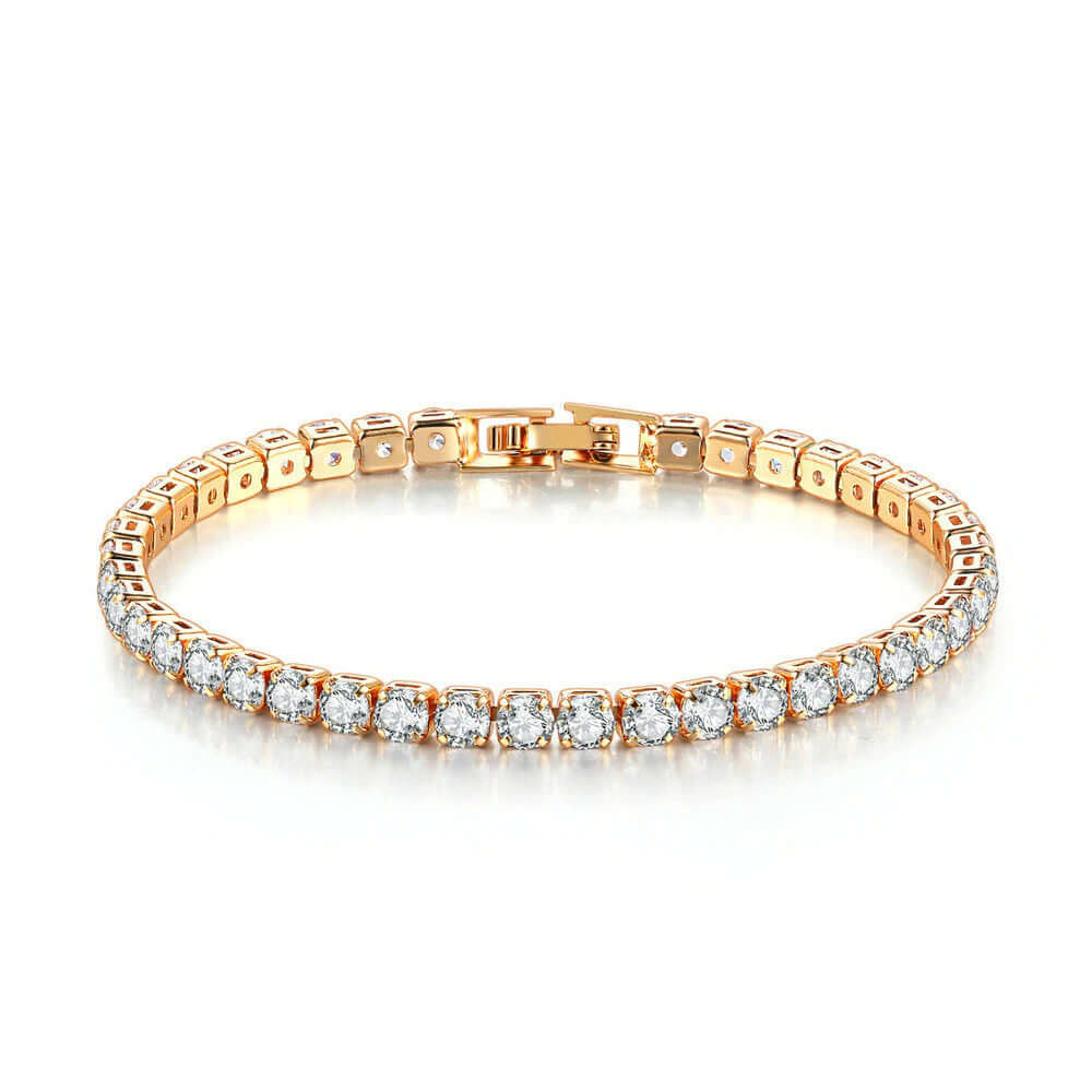 Tennis Gold Bracelet