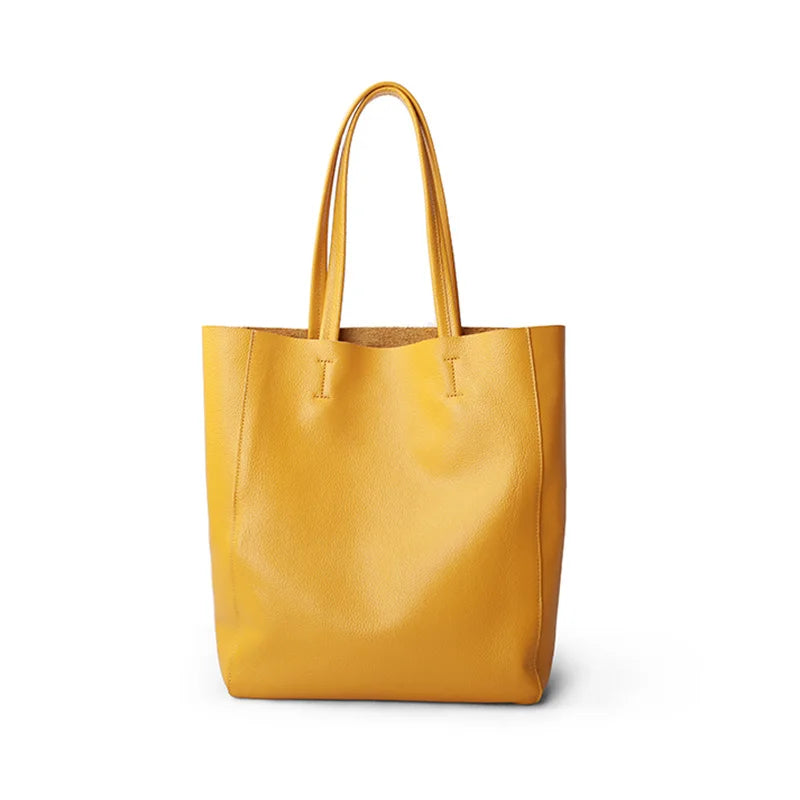 Valentina Costa Large tote in Lemon