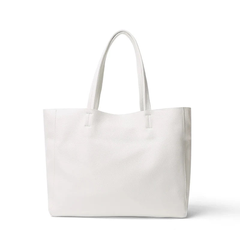 Valentina Costa Small tote in Chalk