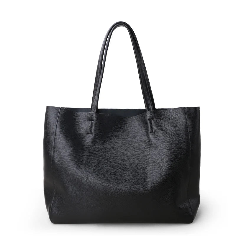 Valentina Perla Large tote in Black