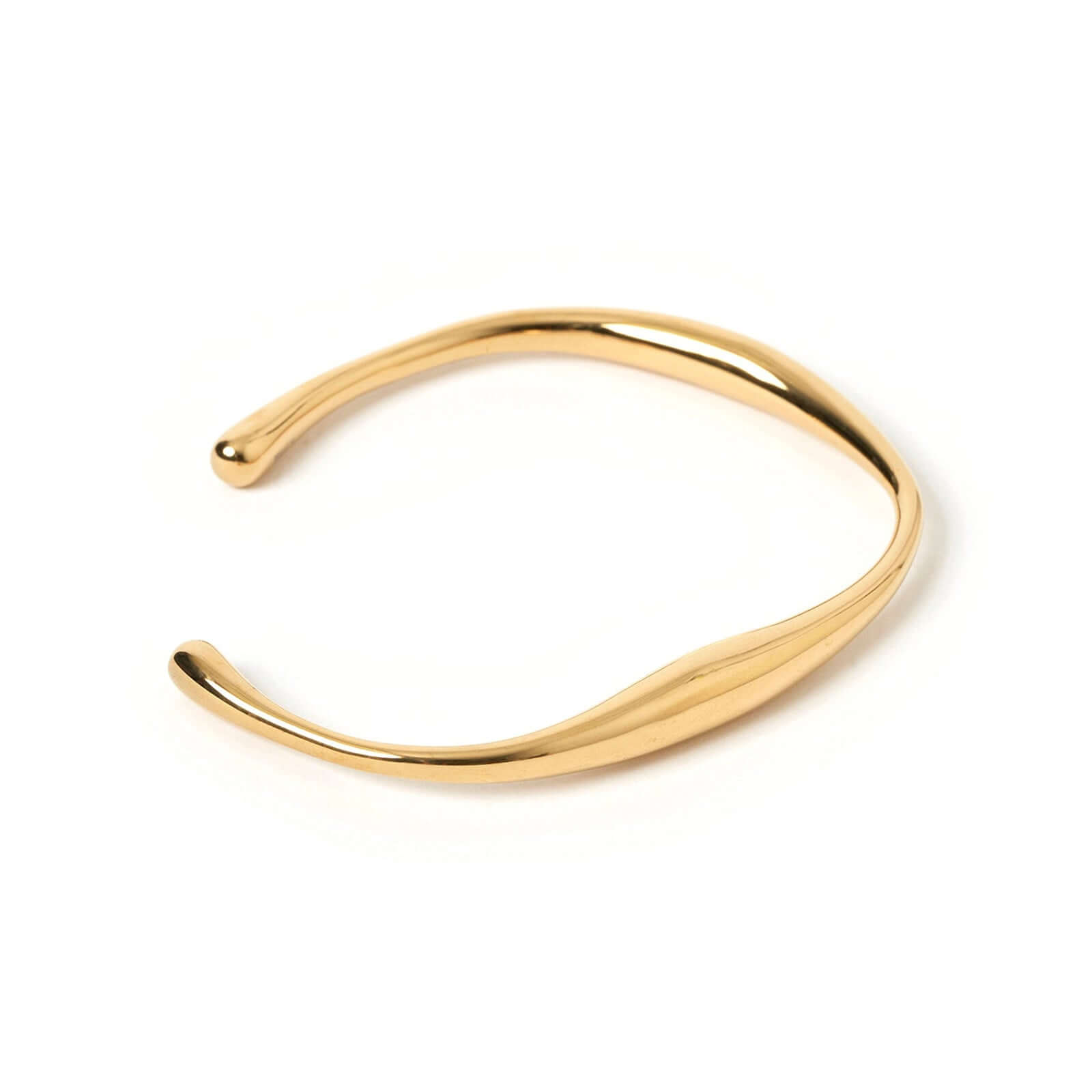 Gold cuff bracelet